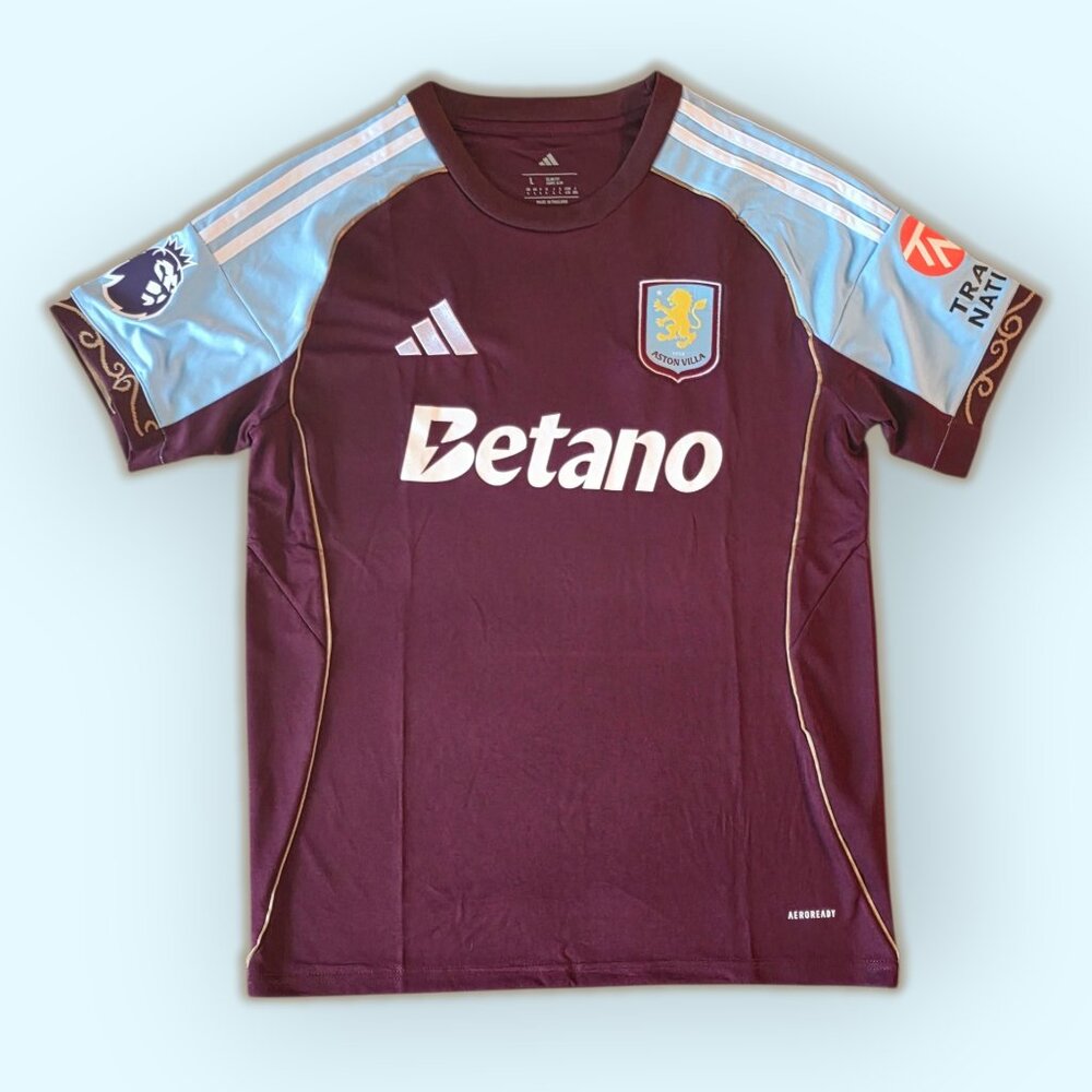 Aston Villa 2025/2026 Jersey – Men’s Large – Only One Left!